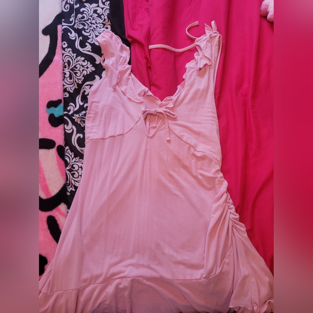 Wild Fable Asymmetrical Pink Dress